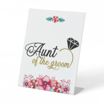 Floral tante van de bruine