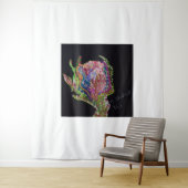 Floral Tapestry artwork Wandkleed (In situ)