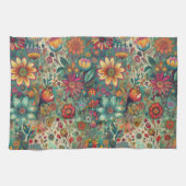 Floral Tapestry Keuken Handdoek (Horizontaal)