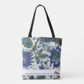 Floral Tapestry Museum LA Canvas tas (Achterkant)