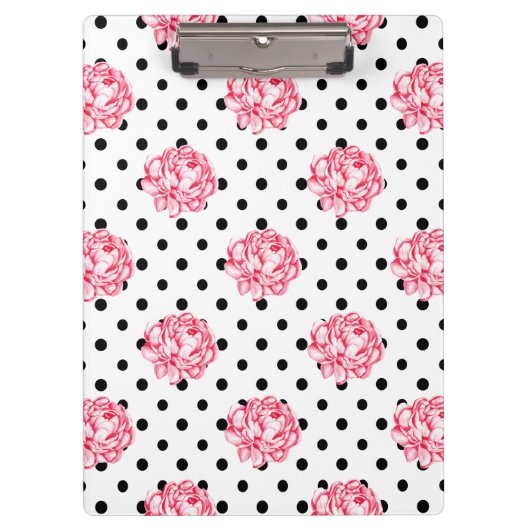Floral Tapestry Throw Klembord (Voorkant)