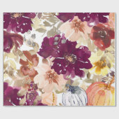 Floral Tattoo Cadeaupapier (Vlak)