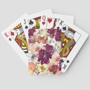 Floral Tattoo Pokerkaarten