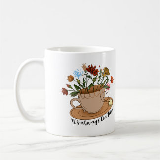 Floral Tea Cup Koffiemok
