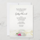 Floral Tea Cup Roze Roses Wedding Engagement Party Kaart (Voorkant)