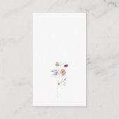 Floral Tea Informatiekaartje (Achterkant)