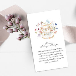 Floral Tea Informatiekaartje