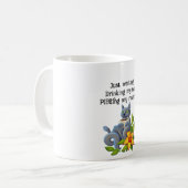 Floral Tea Kitty | Mug Koffiemok (Voorkant links)