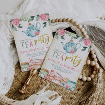 Floral Tea Party Birthday