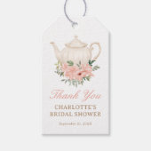 Floral Tea Party Vrijgezellenfeest dank u Cadeaulabel (Voorkant)