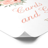 Floral Tea Party Vrijgezellenfeest Kaarten en gesc Poster (Hoek)