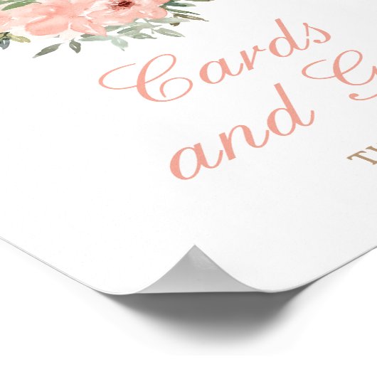 Floral Tea Party Vrijgezellenfeest Kaarten en gesc Poster (Hoek)