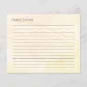 Floral tea party vrijgezellenfeest receptkaart (Achterkant)