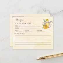 Floral tea party vrijgezellenfeest receptkaart