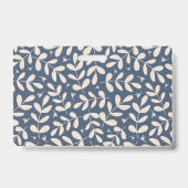 Floral Teacher Educator Personeel Foto ID Badge (Achterkant)