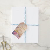 Floral Teacup & Teapot - Pastel Elegant Tea Party Cadeaulabel (Met Touw)