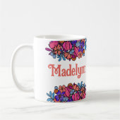 Floral Teapot Sweet Tea Personalized Party Favor Koffiemok (Links)