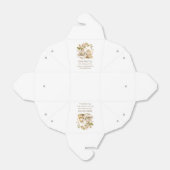 Floral Teapot Time for Tea Baby Shower  Bedankdoosjes (Uitgevouwen)