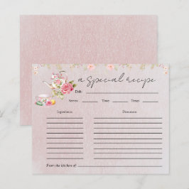 Floral Teapot Vrijgezellenfeest Tea Party Recipe K