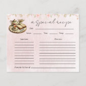 Floral Teapot Vrijgezellenfeest Tea Party Recipe K (Voorkant)