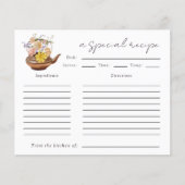 Floral Teapot Vrijgezellenfeest Tea Party Recipe K (Voorkant)