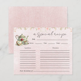 Floral Teapot Vrijgezellenfeest Tea Party Recipe K