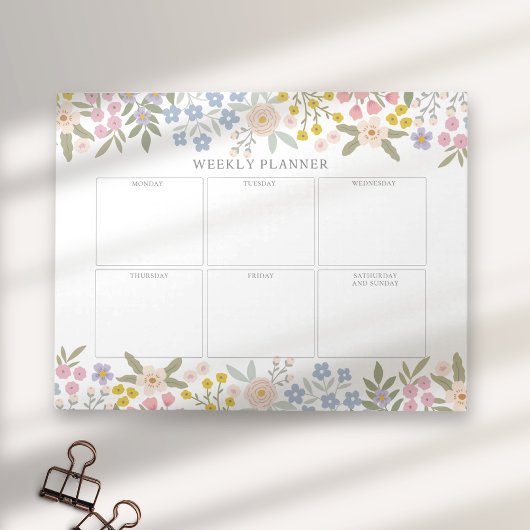 Floral Tearaway Paper Pad Notitieblok
