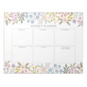 Floral Tearaway Paper Pad Notitieblok (Voorkant)