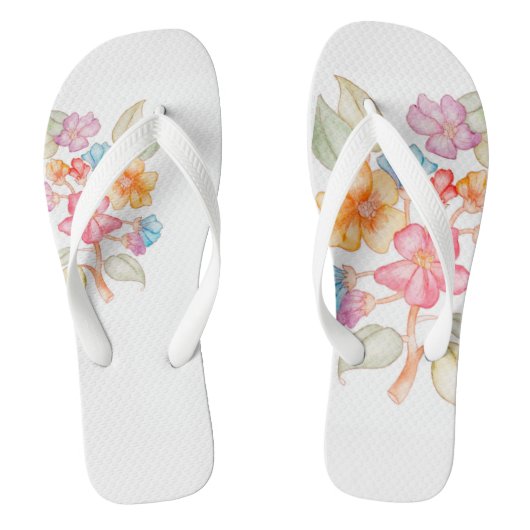 Floral Teenslippers (Voetbed)