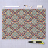Floral Tegel Pattern Tissuepapier (Craft)