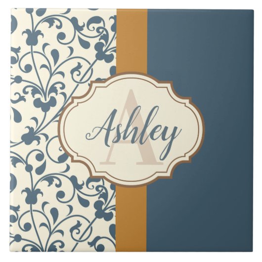  Floral Tegeltje (Voorkant)