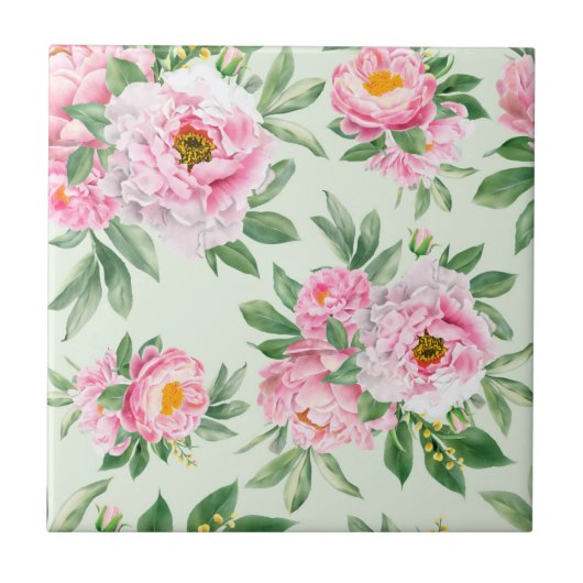 Floral Tegeltje (Voorkant)