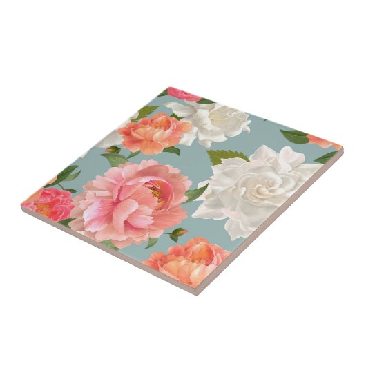 Floral Tegeltje (Zijkant)