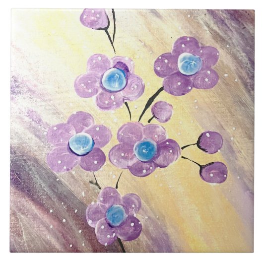 Floral Tegeltje (Voorkant)