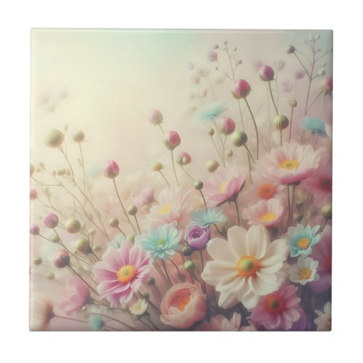 Floral Tegeltje (Voorkant)