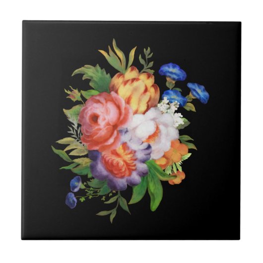 Floral Tegeltje (Voorkant)