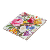  Floral Tegeltje (Zijkant)