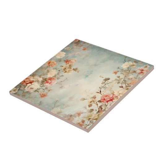 Floral Tegeltje (Zijkant)