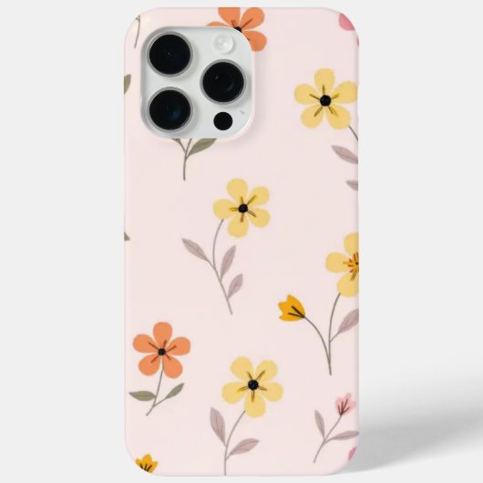 Floral Telefoon Case voor iPhone (Achterkant)