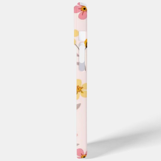 Floral Telefoon Case voor iPhone (Achterkant / Links)