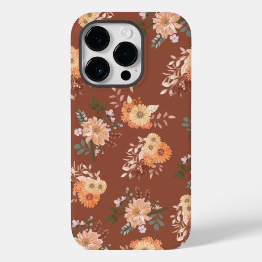Floral-telefoondraagtas Case-Mate iPhone Case (Achterkant)
