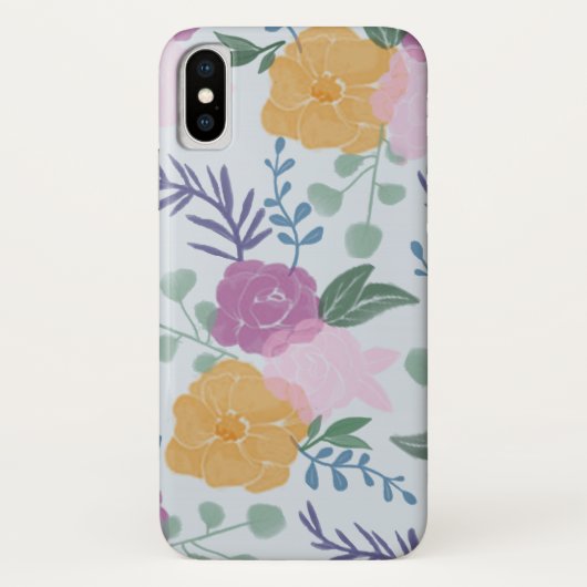 Floral-telefoondraagtas Case-Mate iPhone Case (Achterkant)
