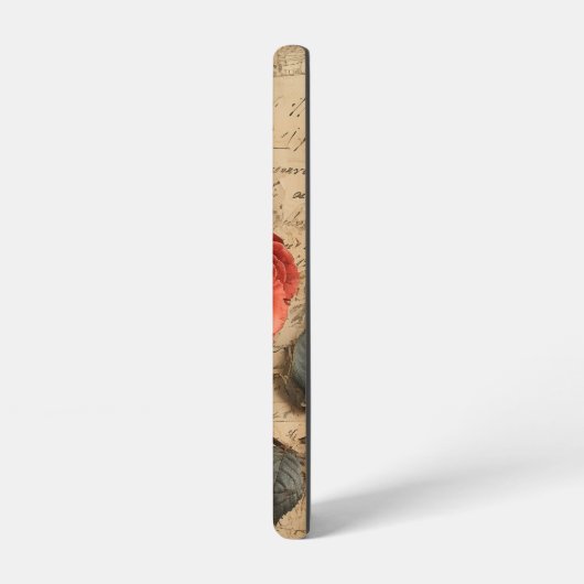 Floral-telefoondraagtas Samsung Galaxy Hoesje (Linkerkant)