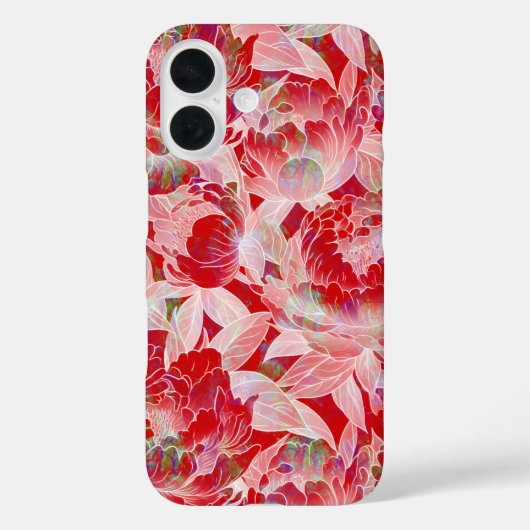Floral-telefoongeval Case-Mate iPhone Case (Achterkant)
