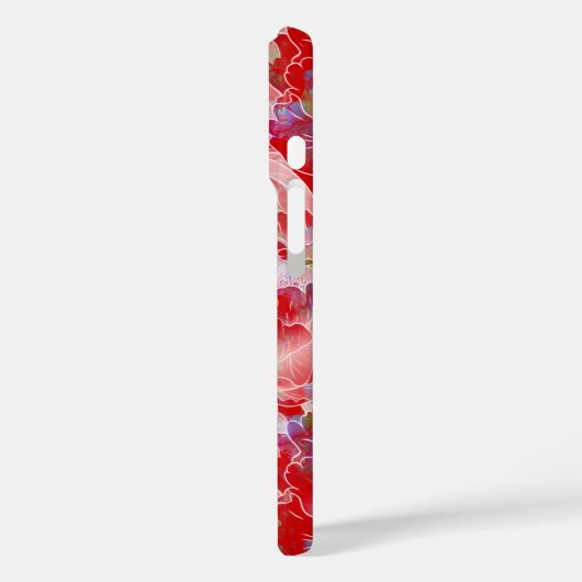 Floral-telefoongeval Case-Mate iPhone Case (Achterkant / Links)