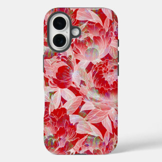 Floral-telefoongeval iPhone 16 Hoesje