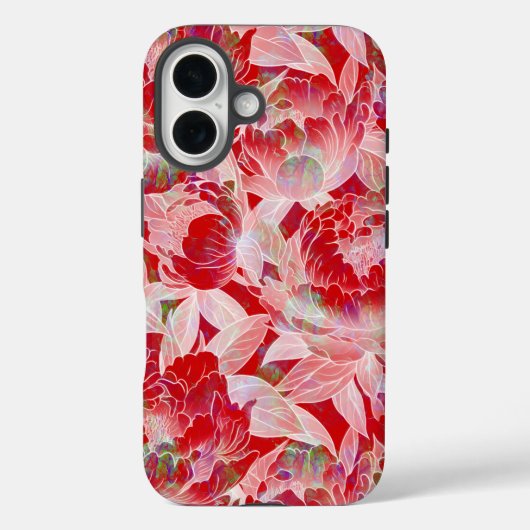 Floral-telefoongeval Case-Mate iPhone Case (Achterkant)