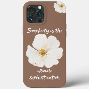 Floral telefoonhoesje met de elegantie van eenvoud Case-Mate iPhone case