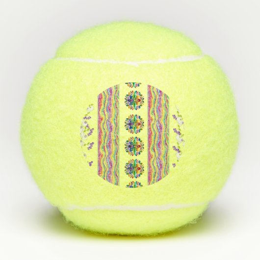 Floral Tennis Ball Tennisballen (Voorkant)
