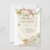 Floral Terra Cotta Pampas Grass Roos Greenery RSVP (Voorkant)